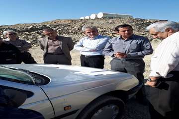 بازدید دفتر فنی از عملیات تسطیح معابر و بلوکها